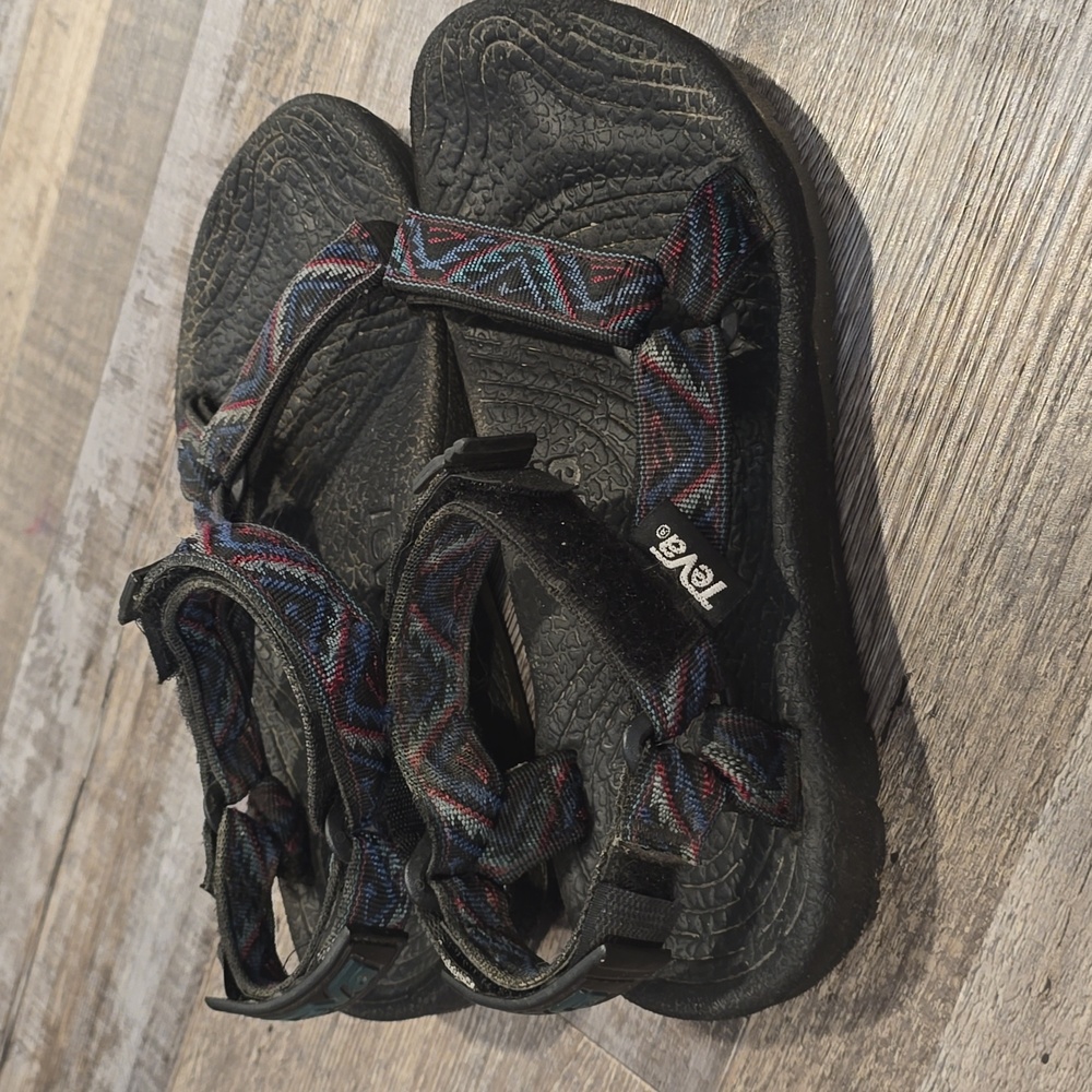 TEVA Terradactyl Aztec Print Women’s Sandals Sz 8 - Picture 4 of 11